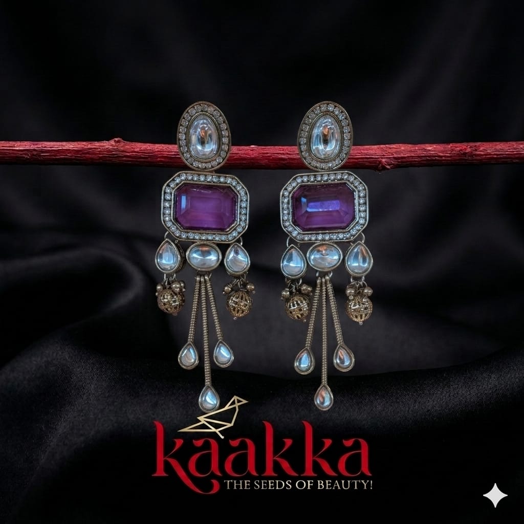 Purple Amethyst Earrings - EE01
