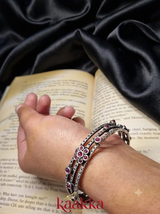 Floral Pink Bangle - BM01