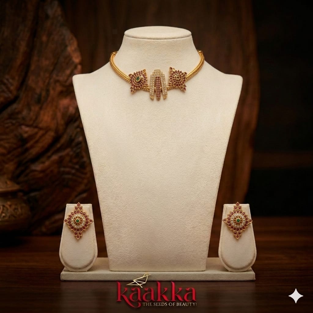 Chanku Chakra Chokker with Earrings - CH01