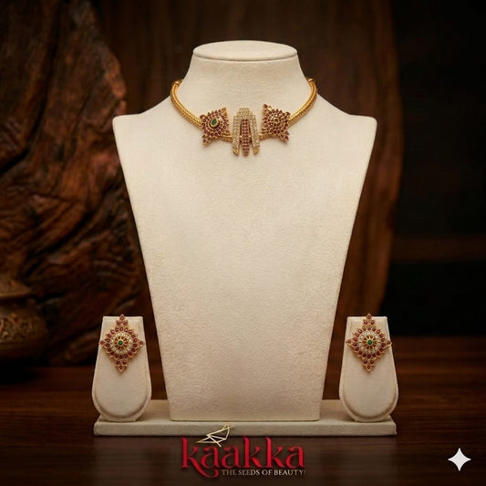Chanku Chakra Chokker with Earrings - CH01
