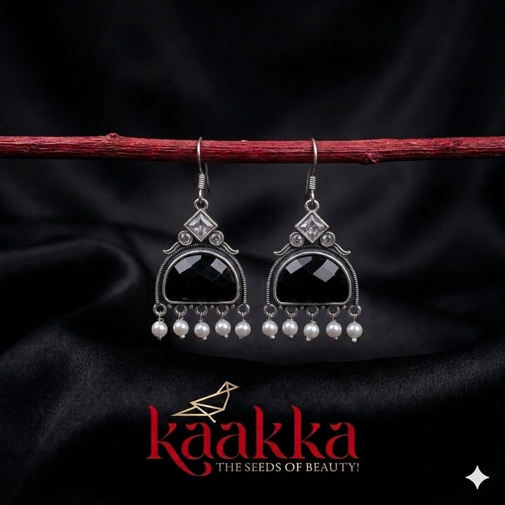 Black Onyx Earrings - EE04