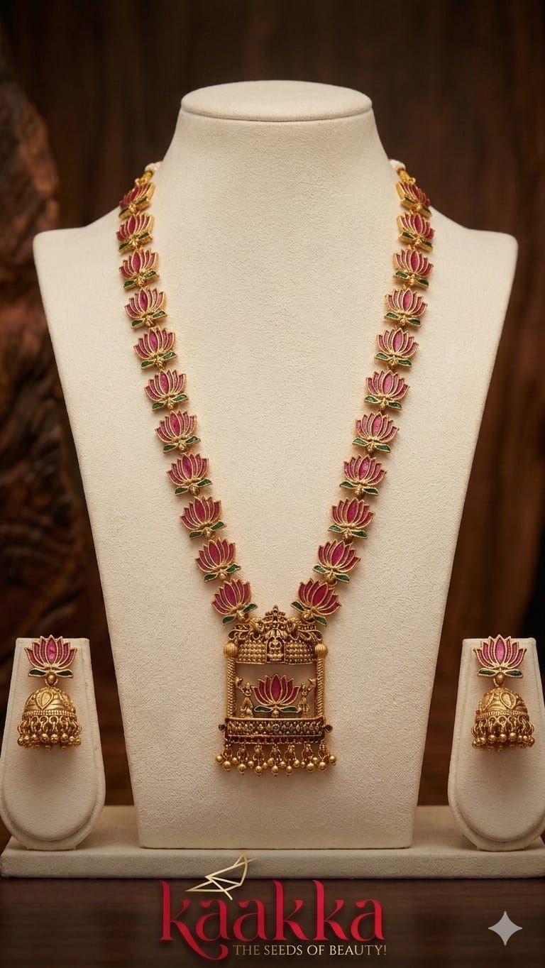 Lotus Haram with Jhumka - HA02