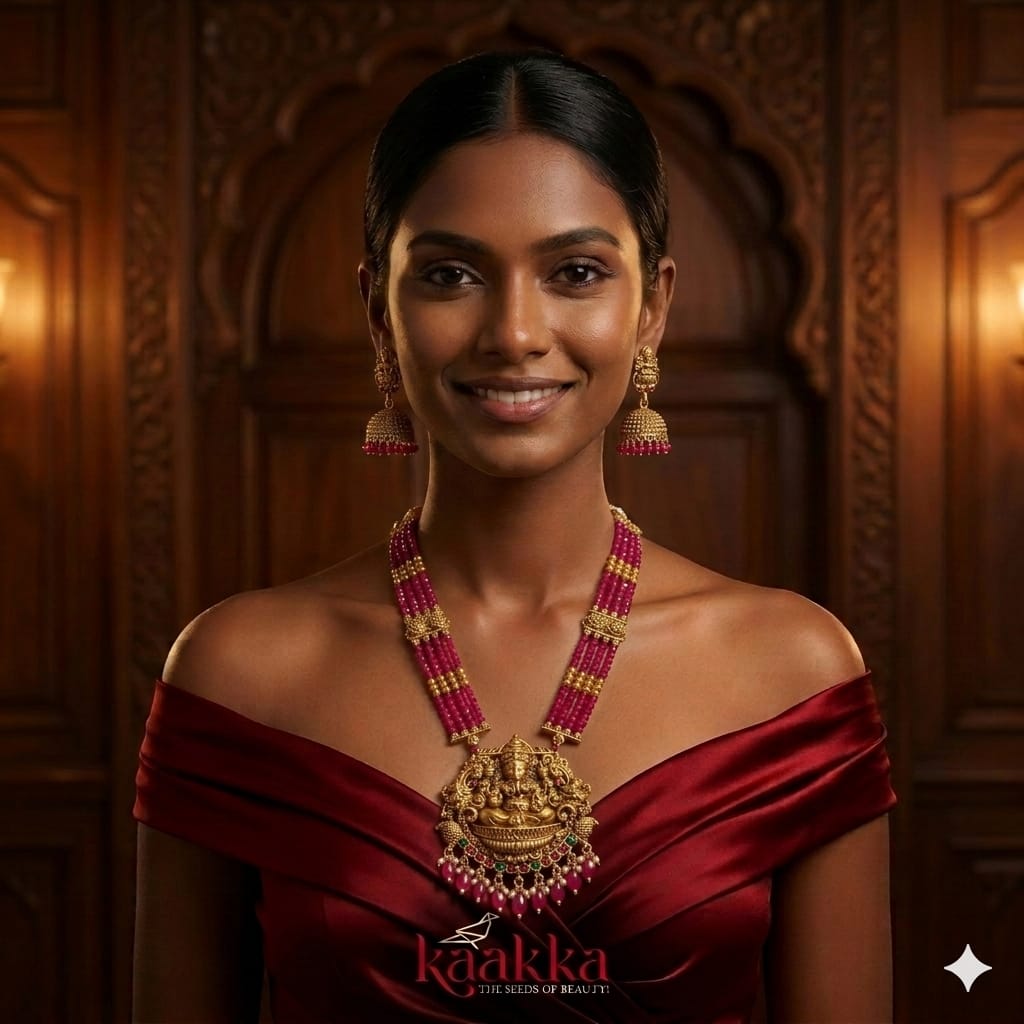 Elegant Haram with Jhumka - HA04