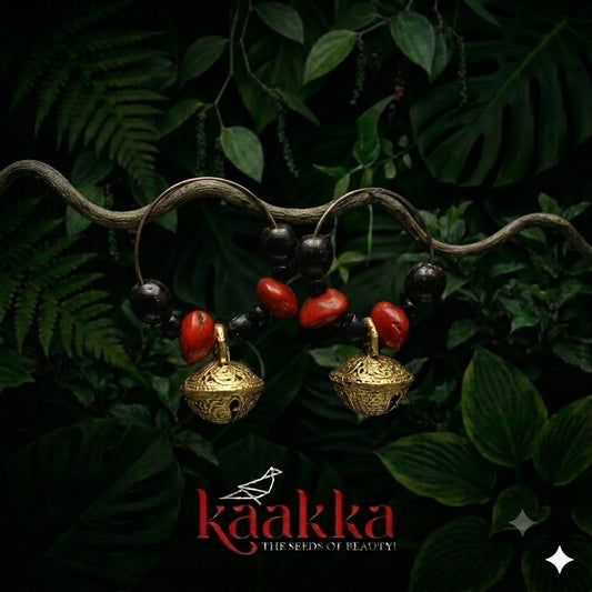 Crab's Eye Earrings (Handcrafted) - MM17