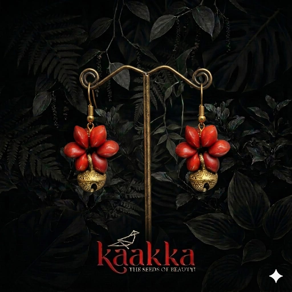 Manjadi Chilanka Earrings (Handcrafted) - MM21