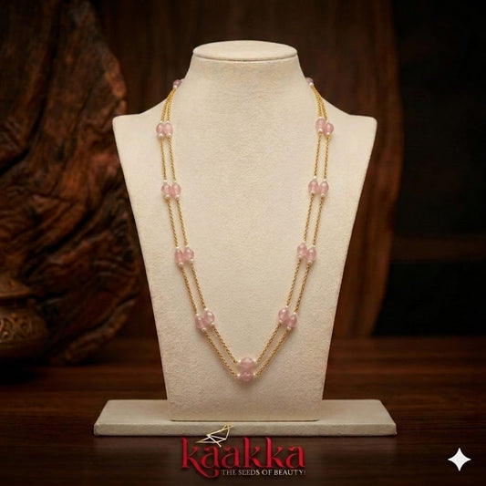 Pastel Pink Beads Chain - PC02