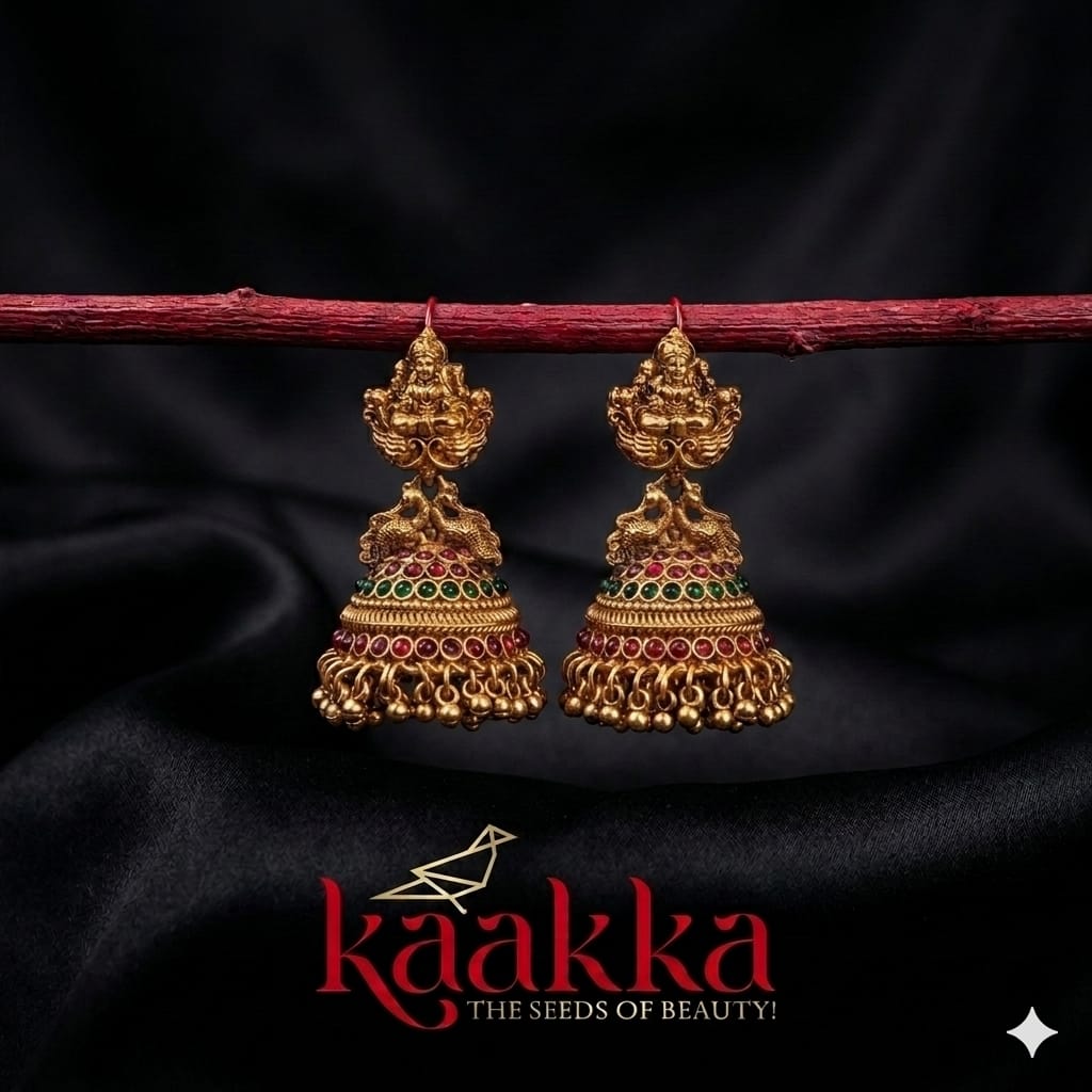 Temple Design Jhumka - TJ03