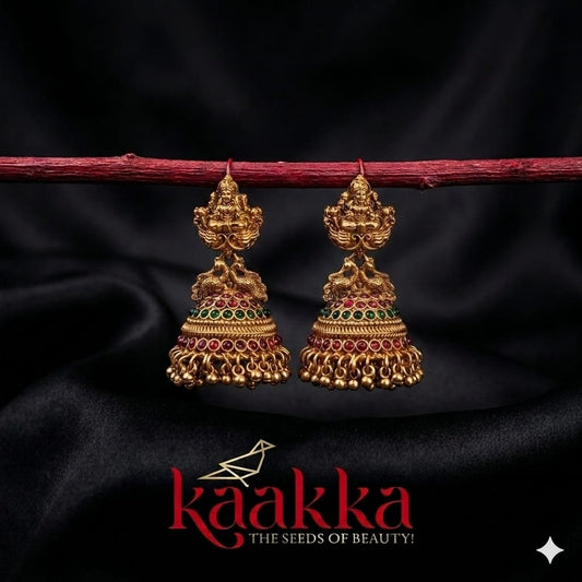Temple Design Jhumka - TJ03