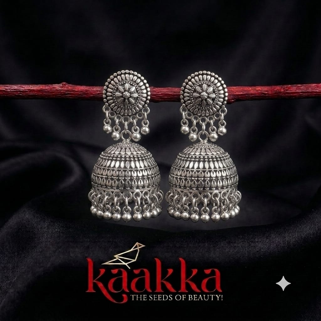 Bollywood Oxidised Jhumka - BE07
